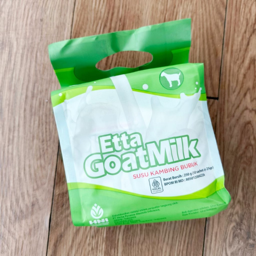 Susu Kambing  Murni 10 Sachet HNI HAPAI Original -Susu Kambing  Asli Tanpa Campuran