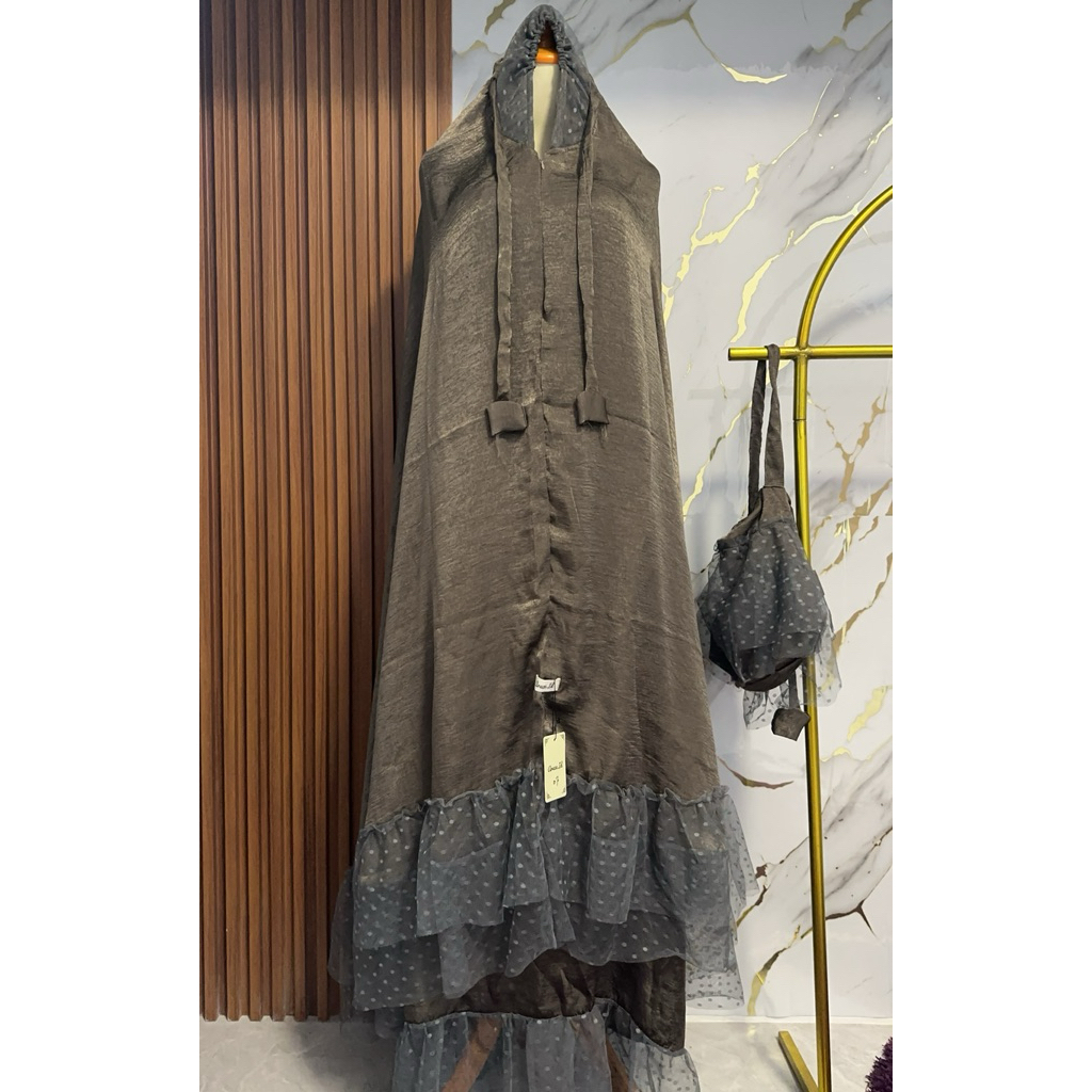 MUKENA PREMIUM SILK SANTORINI JUMBO