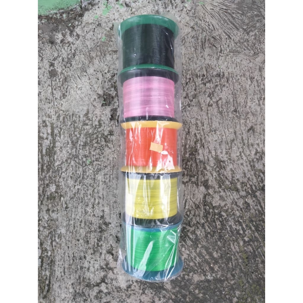 senar layangan nilon roll besar isi 5