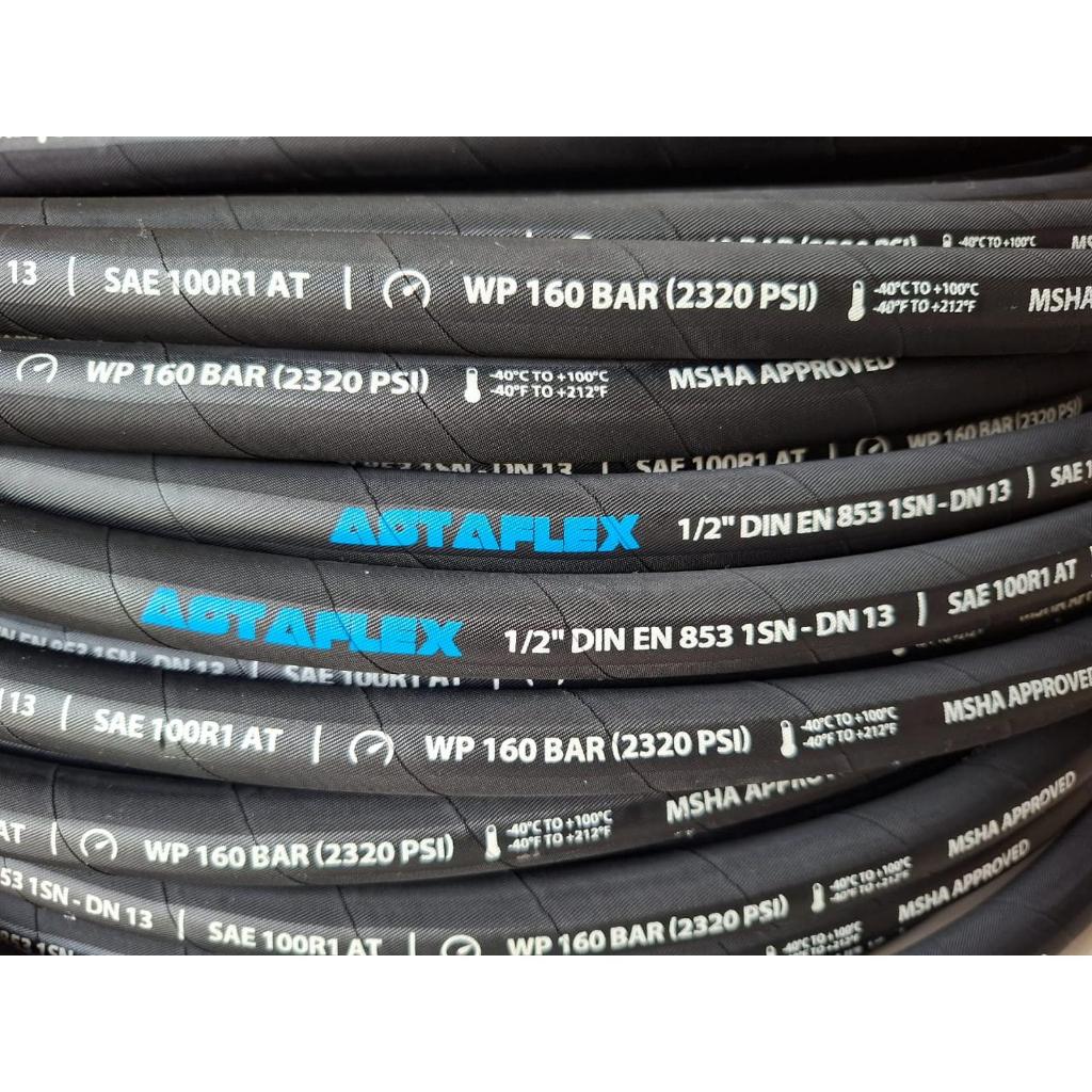 Selang Hidrolik Hose Hidrolik / Hydraulic Hose 1/2" R1/1SN/EN 853 ASTAFLEX