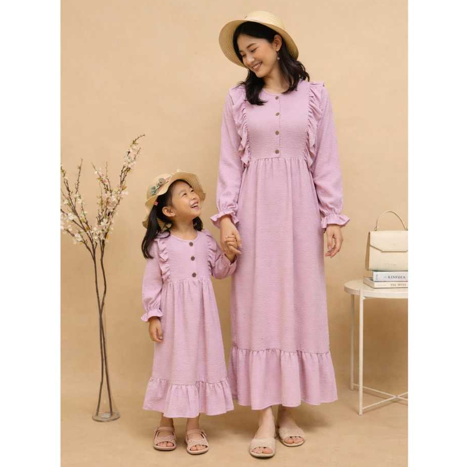 Sweet Joey - Gamis Couple Ibu Dan Anak Perempuan - Lilac Uragiri