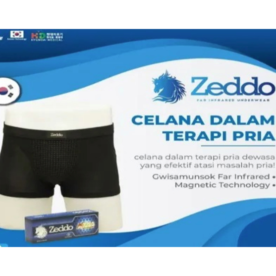Zeddo Man Silver Series - Celana Dalam Kesehatan Terapi Kejantanan Pria