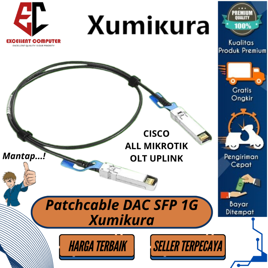 XUMIKURA DAC 1G - Patchcable DAC SFP+ 1G XUMIKURA