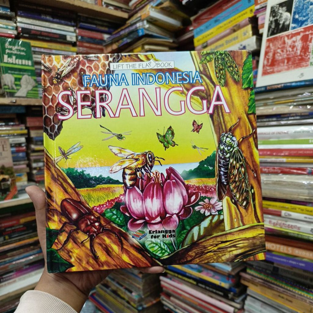 LIFT THE FLAP BOOK FAUNA INDONESIA SERANGGA