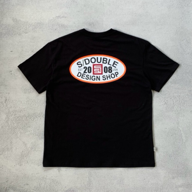 KAOS SDOUBLE BLACK TSHIRT