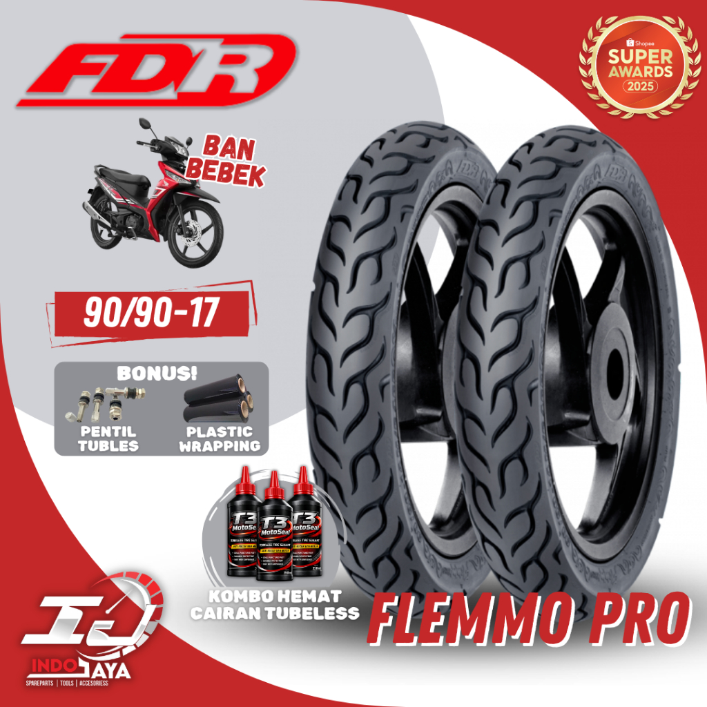 [READY COD] BAN FDR FLEMMO PRO RING 17 / BAN FDR TUBELESS TUBLES RING 17 (90/90-17) BAN FDR TUBLES R