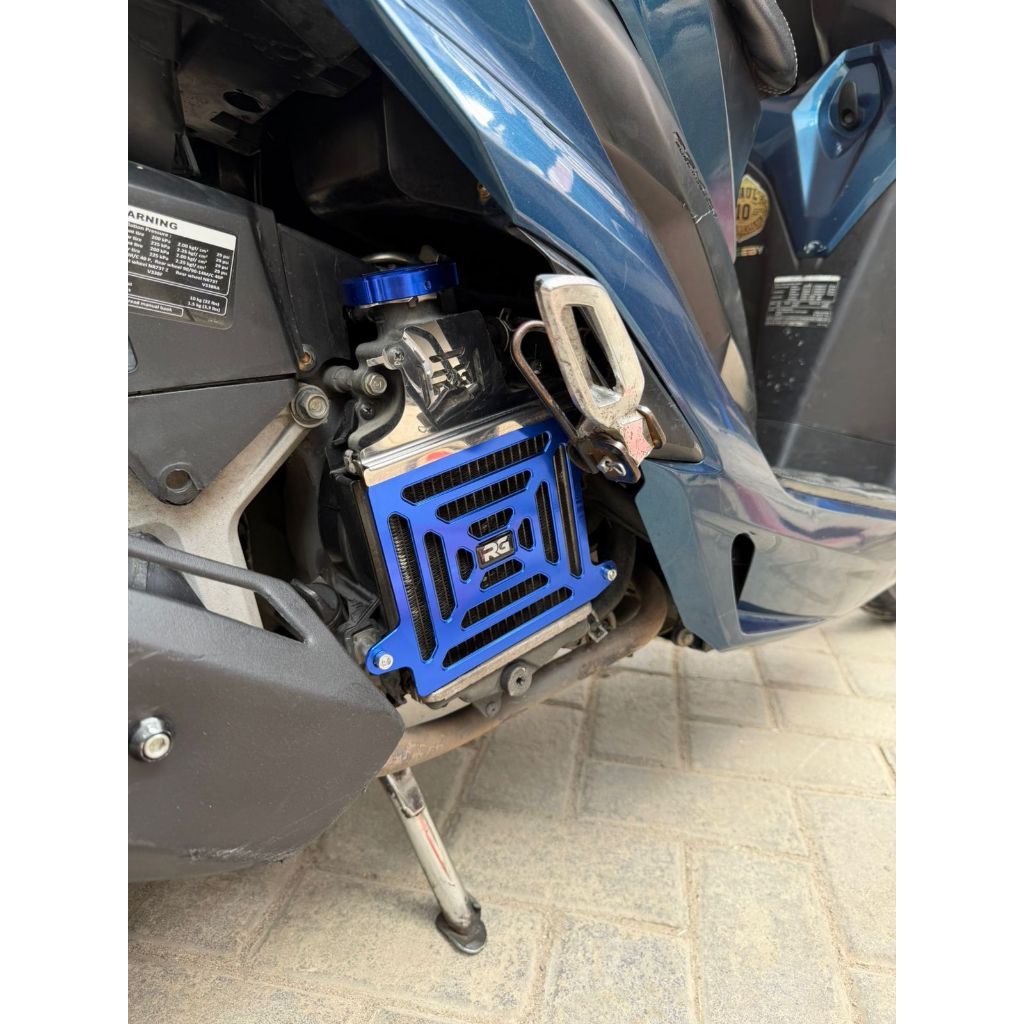 PAKET COVER RADIATOR RG + CAP TUTUP RADIATOR PCX 150 VARIO 150 ADV 150 COVER RADIATOR RG ORIGINAL BI