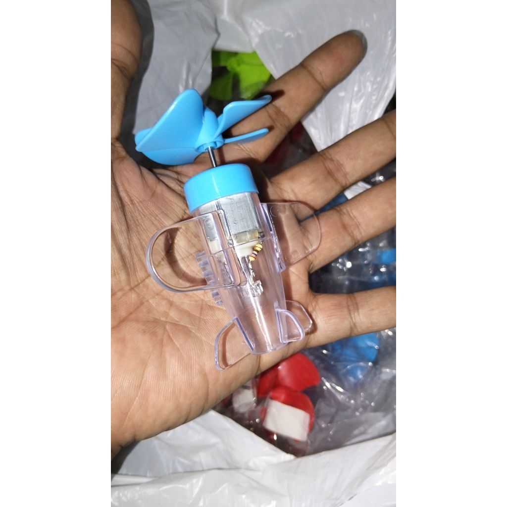 Lampu Layangan Model Pesawat+Dinamo otomatis tanpa baterat