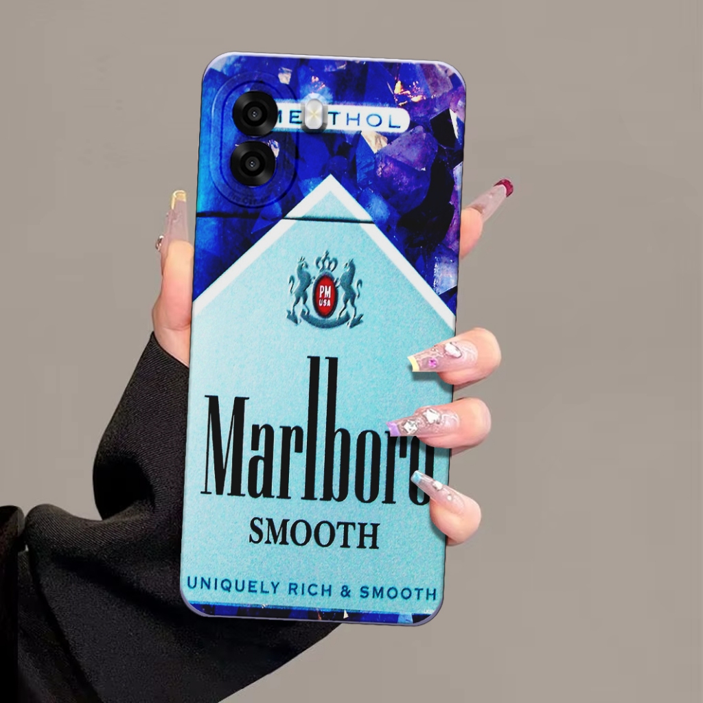 Case Hp Compatibel For Oppo A6X A6 PRO Terbaru Fashion Lucu Dan Keren Motif Rokok Case Procamera - M