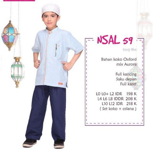Koko Anak NSA 059 Dusty Blue