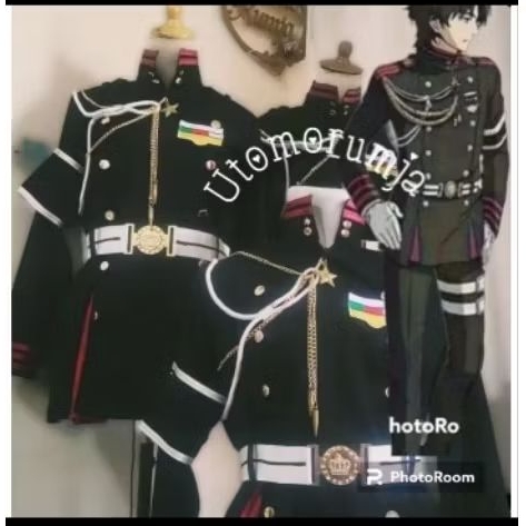 Utomo Rumja kostum cosplay guren Ichinose anime owari no seraph