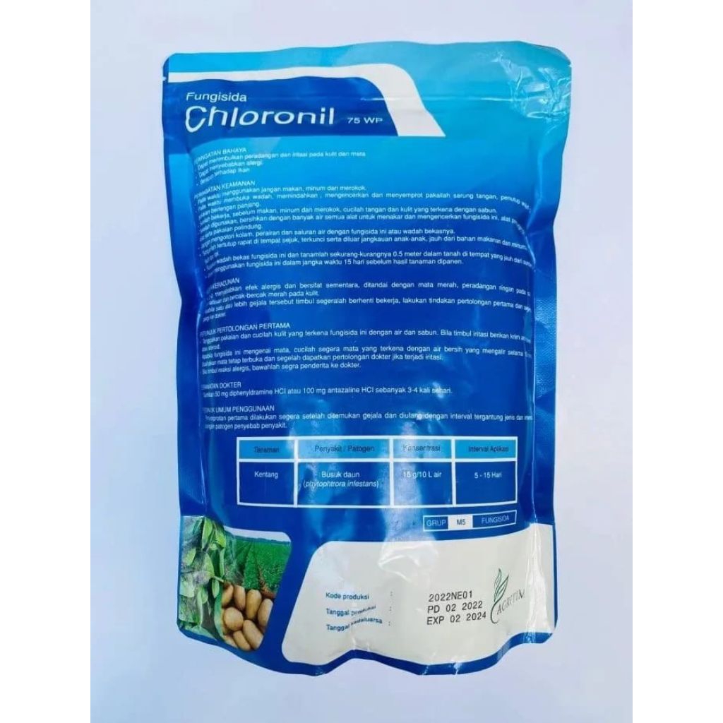 fungisida Chloronil 75wp 1kg