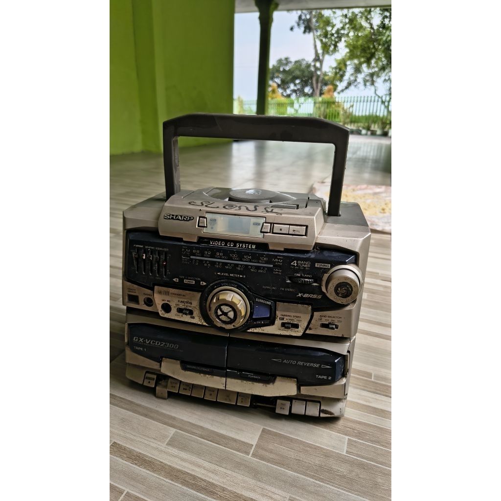 tape radio bekas jadul off rusak