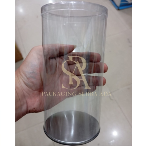 Tabung Mika Alas Kaleng / Toples Mika kue kering / Toples Souvenir / Tabung PET