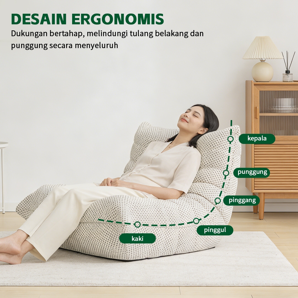 NiceLive COD Sofa Tujuh Warna Modern | Kursi Ruang Tamu Bergaya Minimalis | Sofa Tunggal yang Nyaman