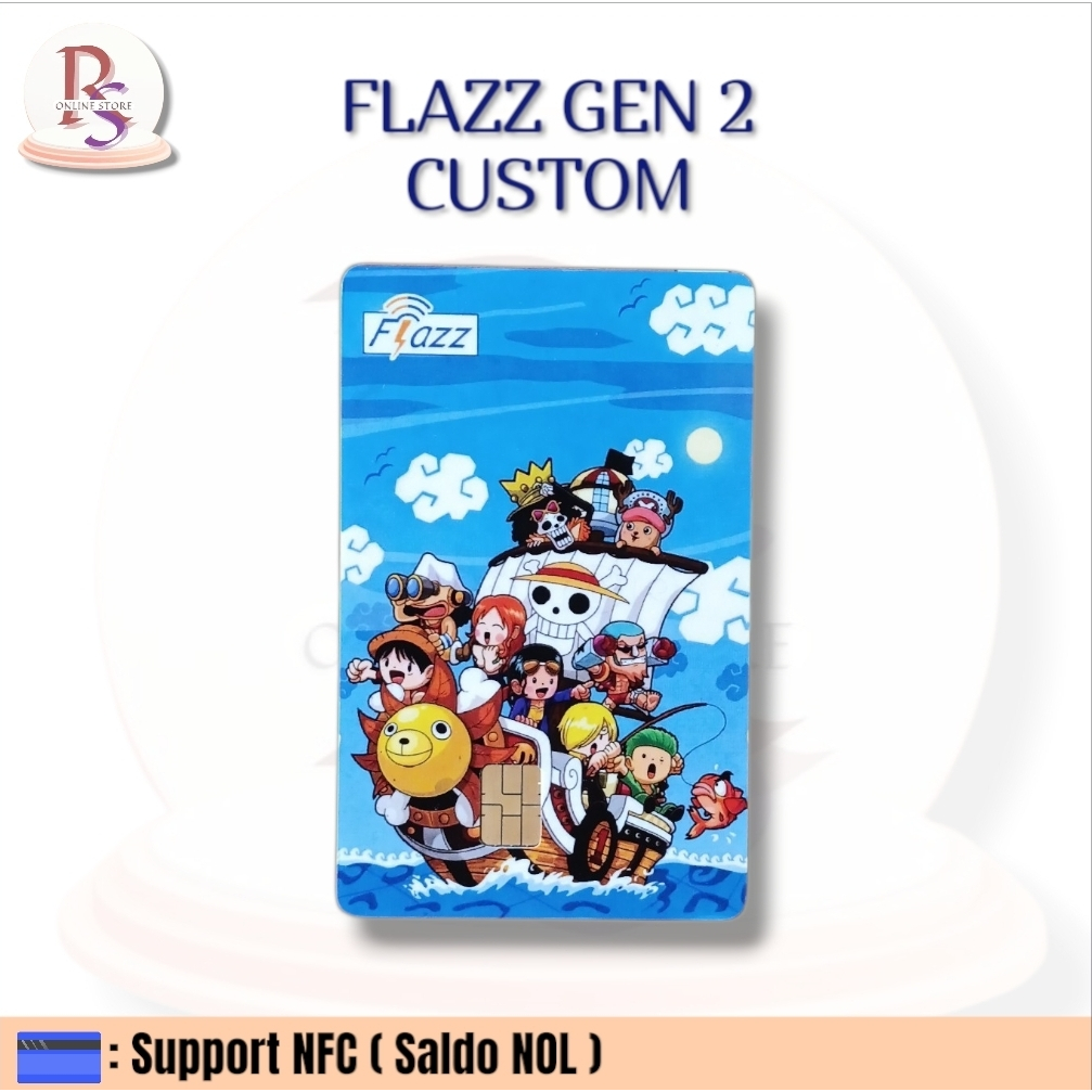 KARTU ETOLL FLAZZ BCA GEN 2 CUSTOM - ONE PIECE [THOUSAND ISLAND]