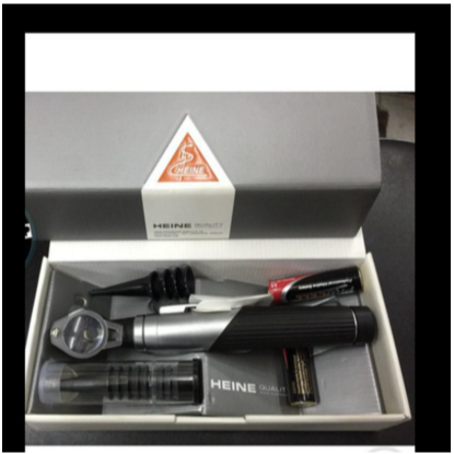 Otoskop Heine Mini 3000 + handle + tip