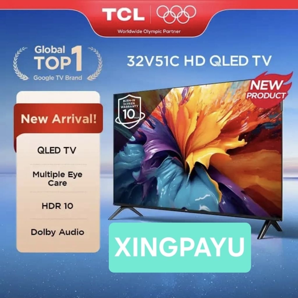 TV DIGITAL ANDROID GOOGLE TV TCL 32inch
