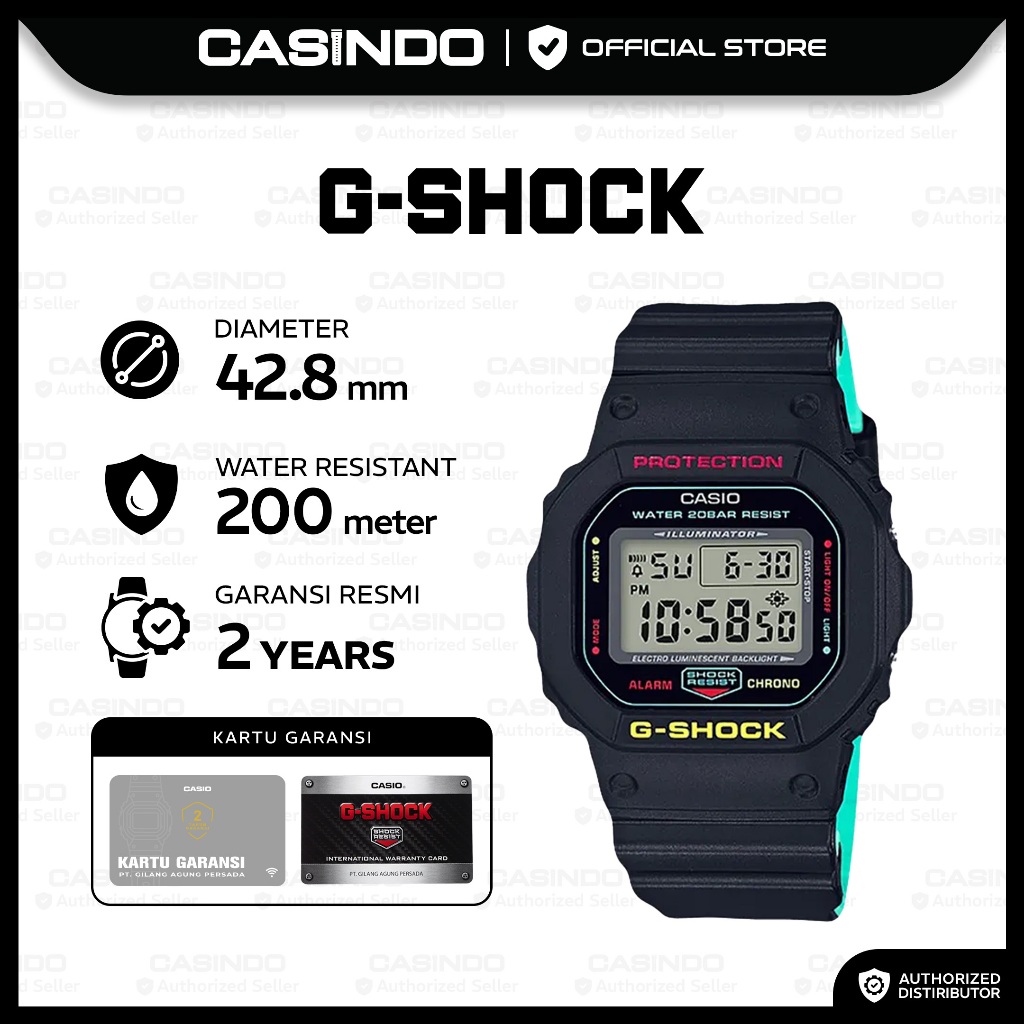 G-SHOCK Jam Tangan Pria Digital DW-5600CMB-1DR
