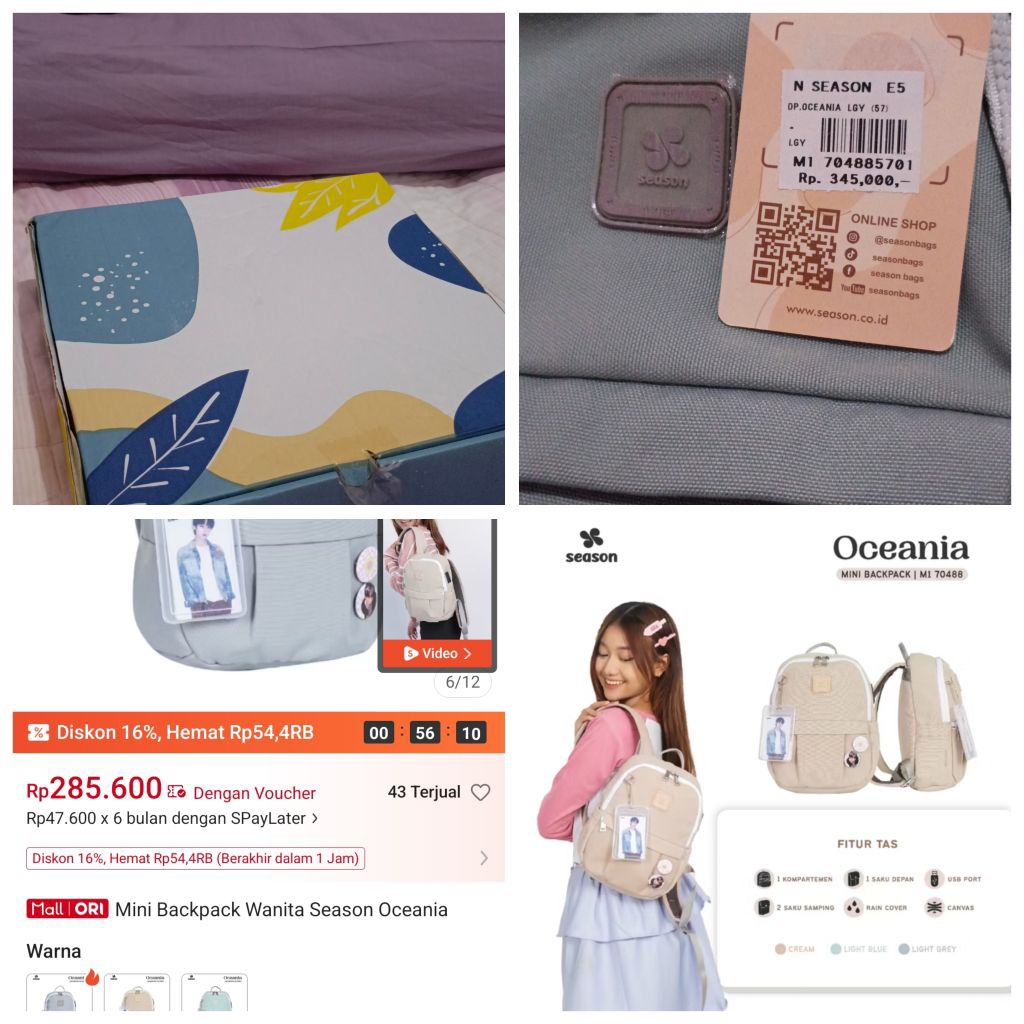 ransel oceania by season ori new