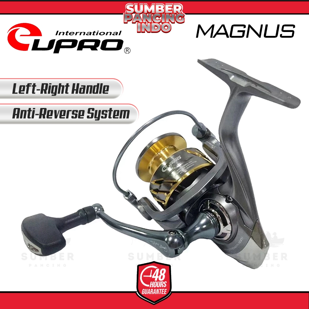 EUPRO Reel Pancing spinning MAGNUS 2000 - 4000 5+1BB Drag 10KG Instant Anti-reverse one way system P