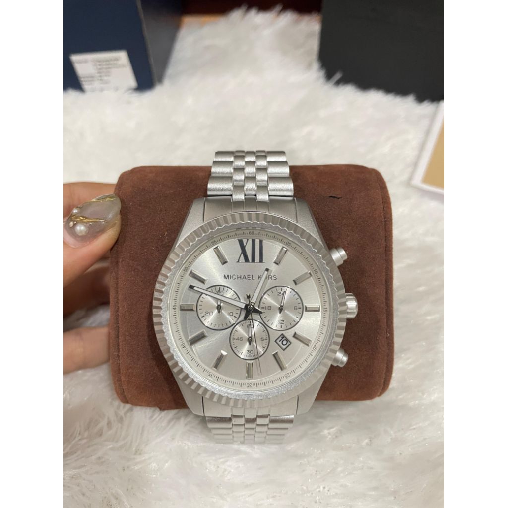 Jam tangan original pria MK Lexington Chronograph Pria