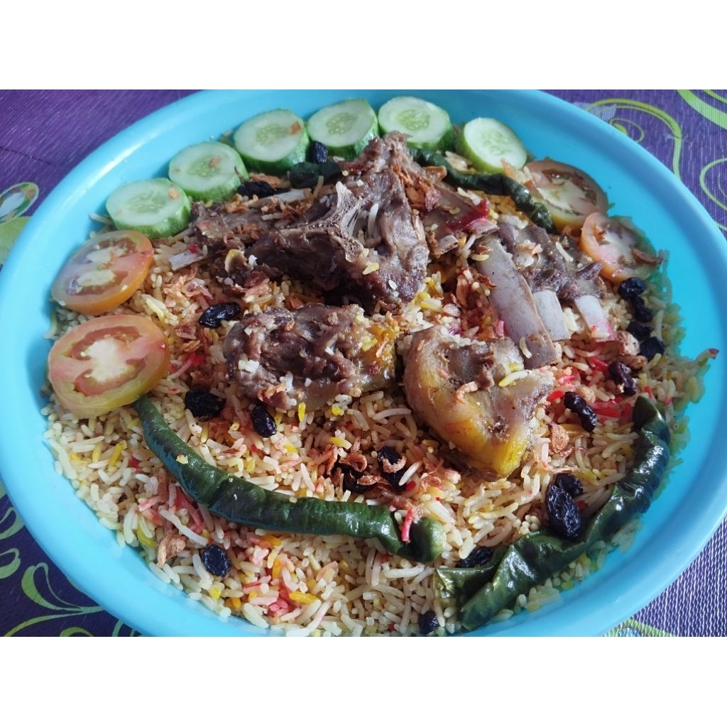 Nasi briyani instan,beras basmati + bumbu briyani 1 kg