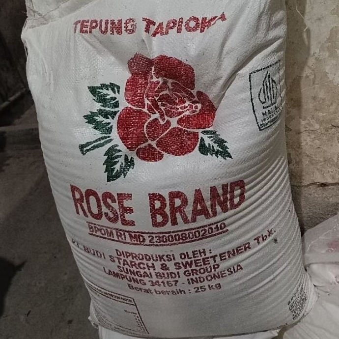 Tepung Tapioka Rose Brand 25kg Kanji sak