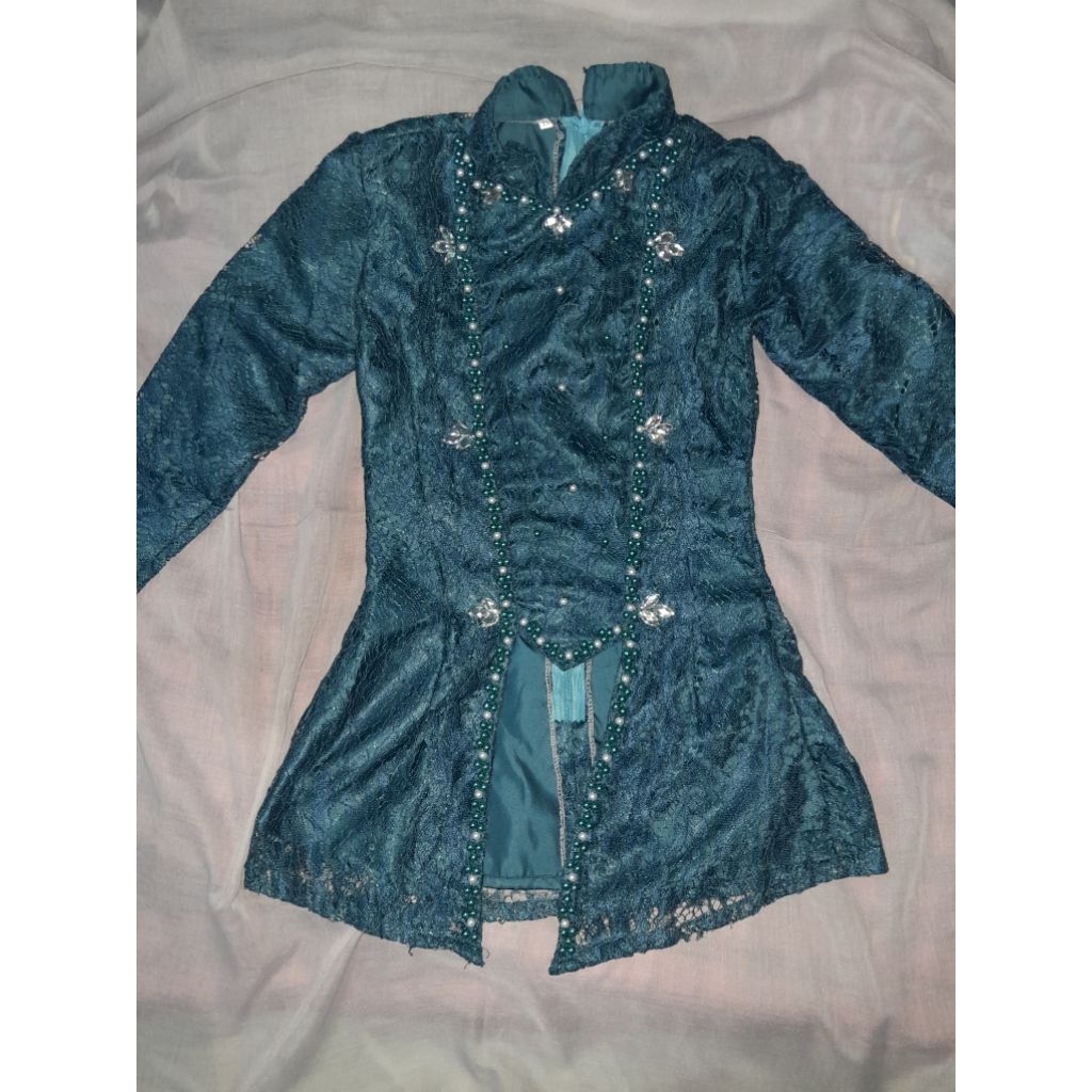 [PRELOVED] KEBAYA EMERALD BLUE XS