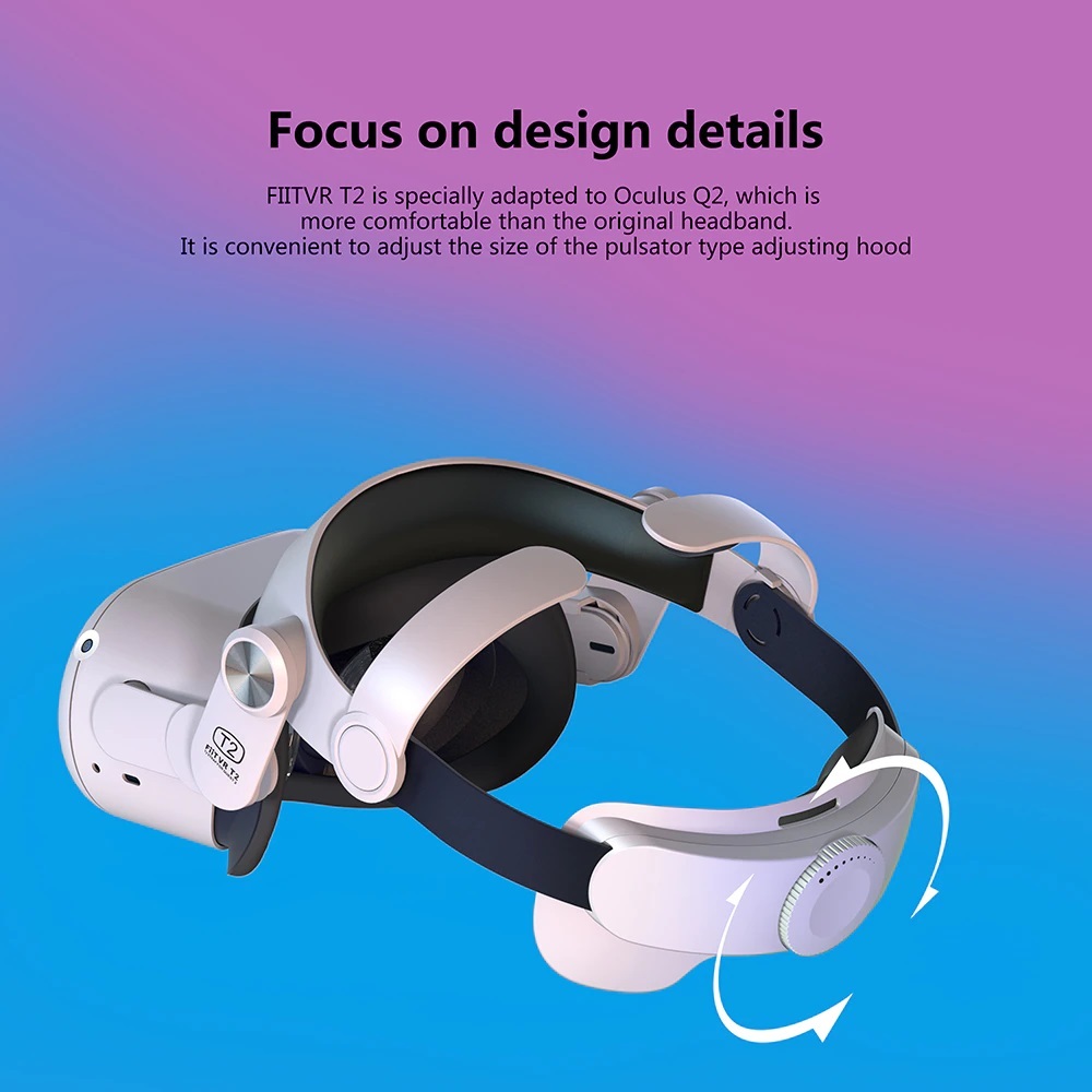 Strap Meta Quest 2 Oculus Quest 2 Headband Adjustable FiiT VR T2 Pengikat Kepala