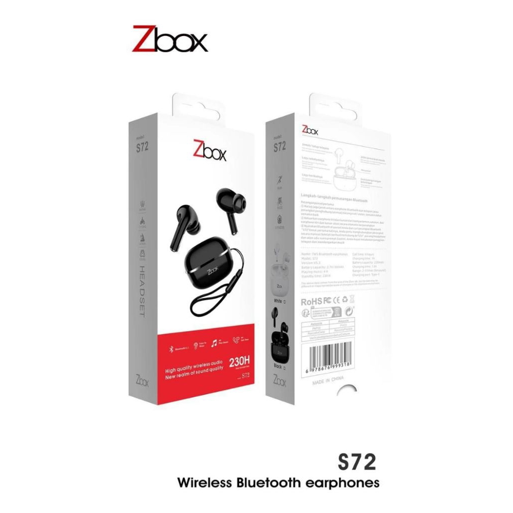HF BT TWS ZBOX S72