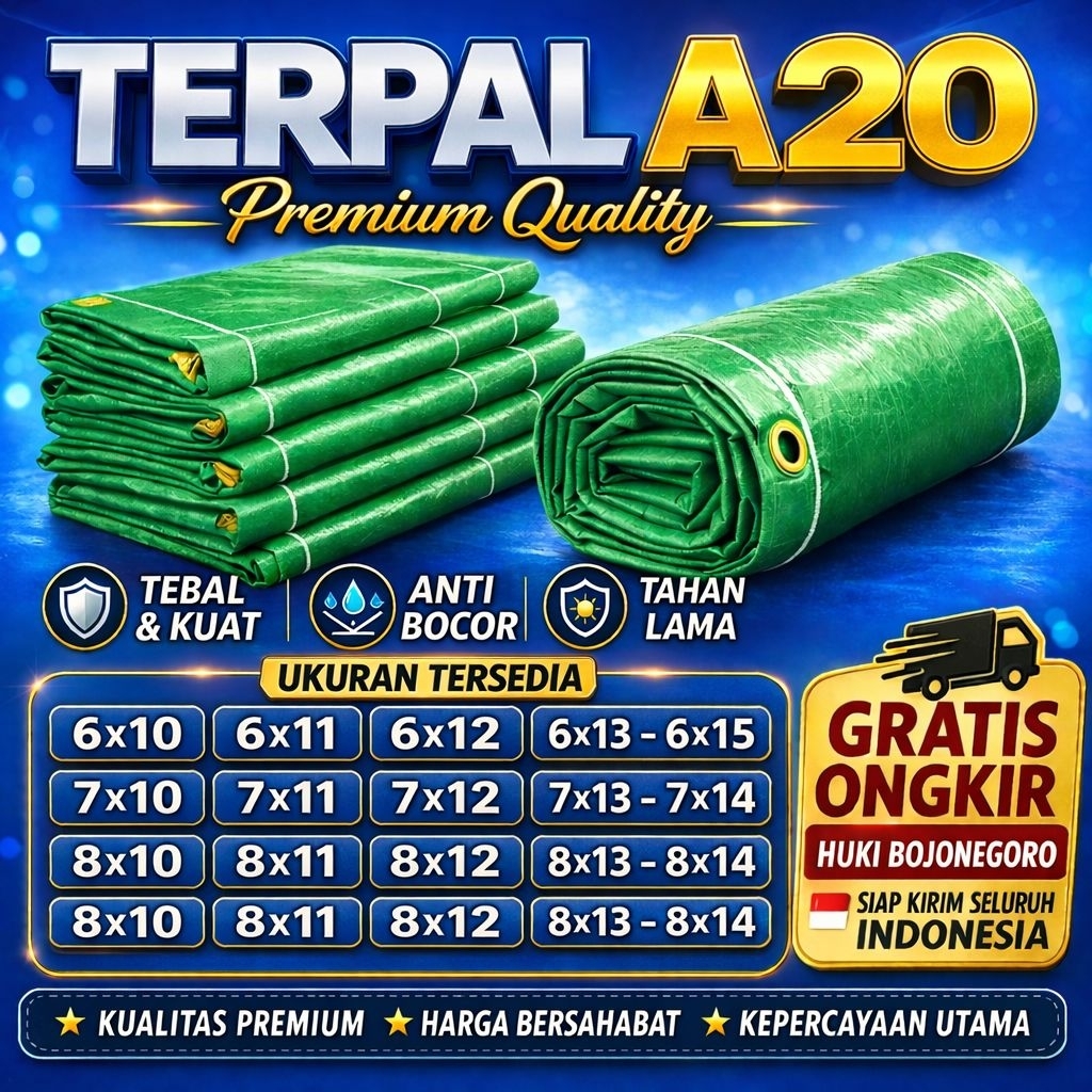 terpal plastik Korea ukuran jumbo A20 6x10 7x10 8x10 terpal lembaran Terpal tenda terpal truk terpal