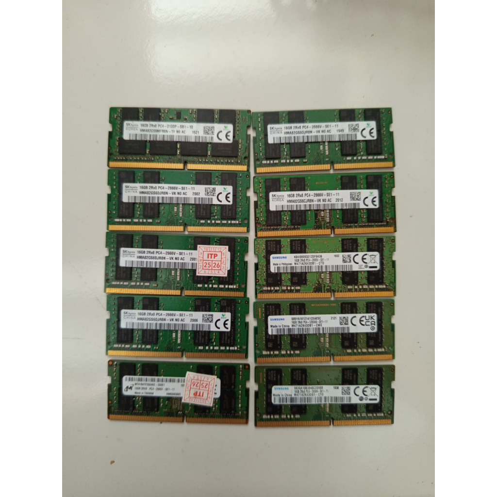 RAM SODIM DDR4 16GB BEKAS