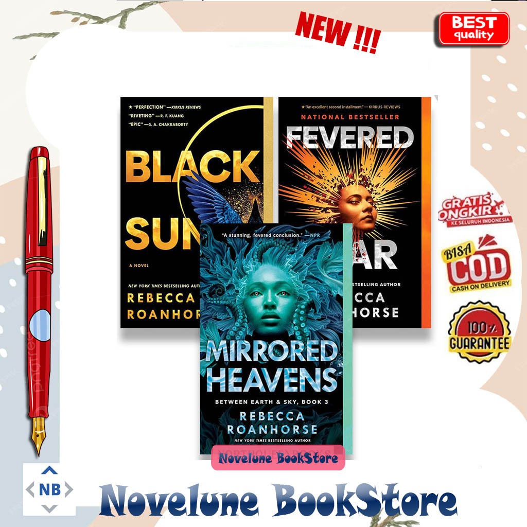 Black Sun, Fevered Star, Mirrored Heavens by Rebecca Roanhorse (English) - Novelune BookStore