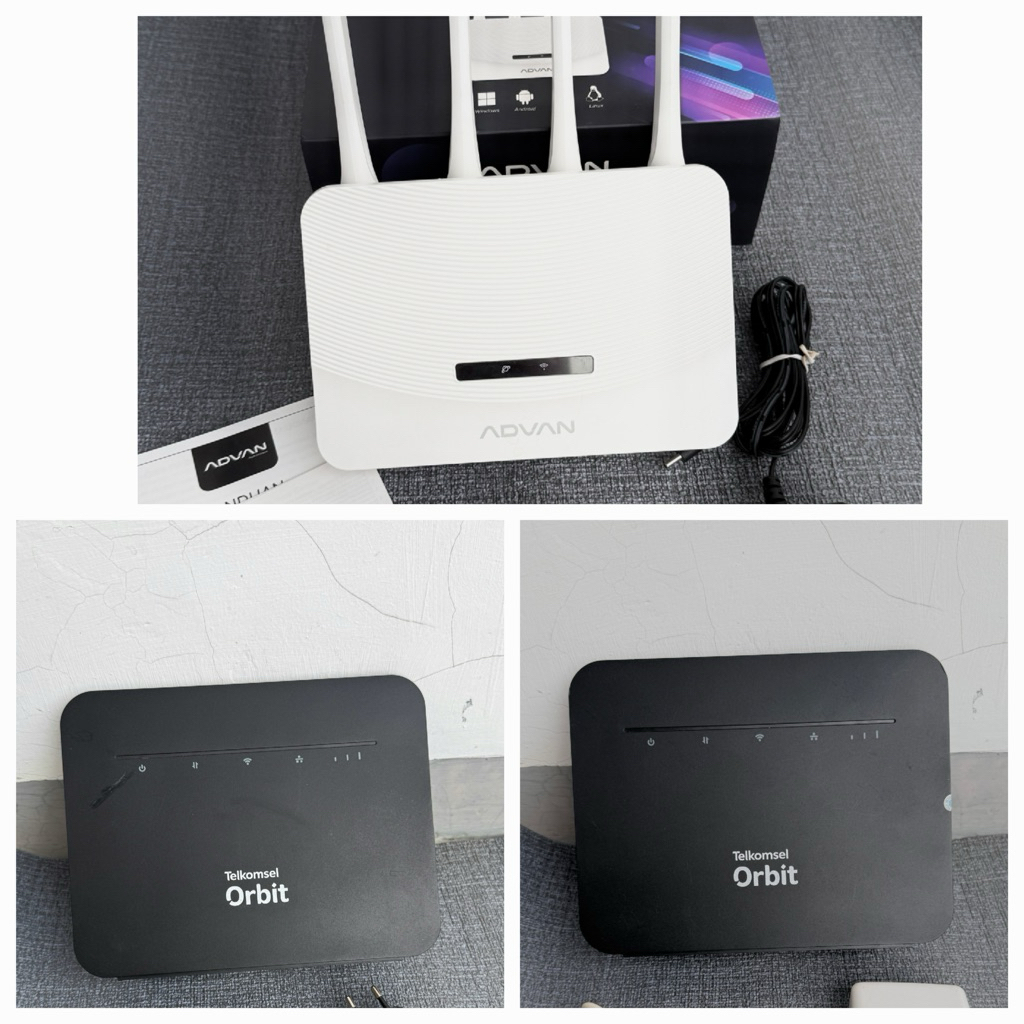 Modem Wifi Router 4G 5G Sim Card Unlock All Operator Advan CPE V1  PRO LTE Orbit Pro HKM 281 4G+ Dua