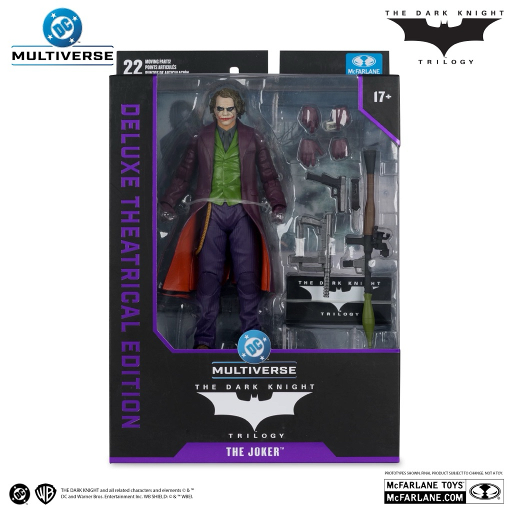 McFARLANE TOYS | The Joker (The Dark Knight Trilogy) DC Multiverse (Deluxe Theatrical Edition) Figur