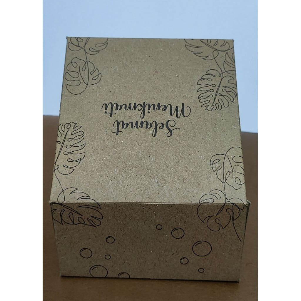 Dus kraft motif buble daun