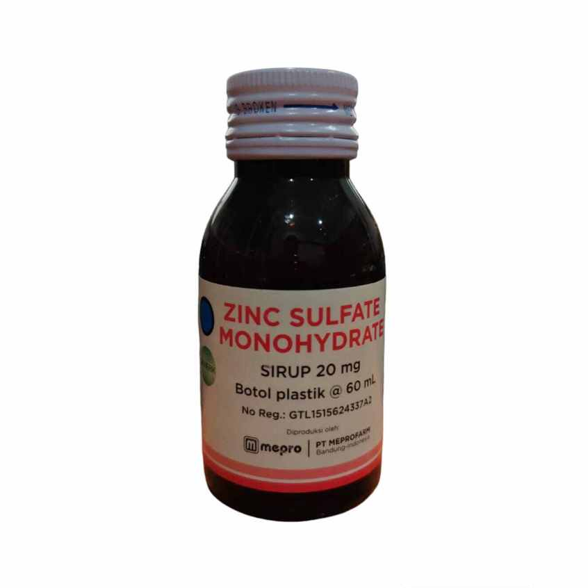 ZINC SULFATE MEPRO SIRUP 60ML