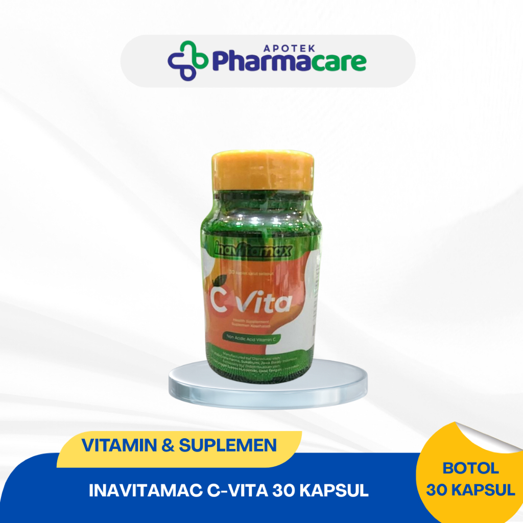 INAVITAMAX C VITA 30 CAPS BTL SUPLEMEN DAYA TAHAN TUBUH VITAMIN C ZINC