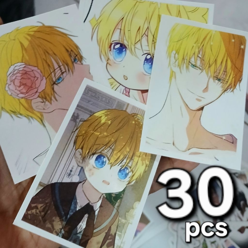 Stiker Manhwa Suddenly, I Became a Princess 30pcs atau Who Made Me a Princess Karakter Manhwa Athana