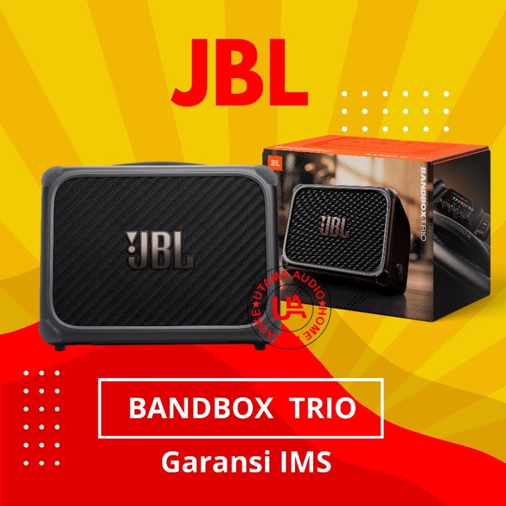 JBL BANDBOX TRIO SPEAKER KARAOKE AI PORTABLE GARANSI RESMI IMS