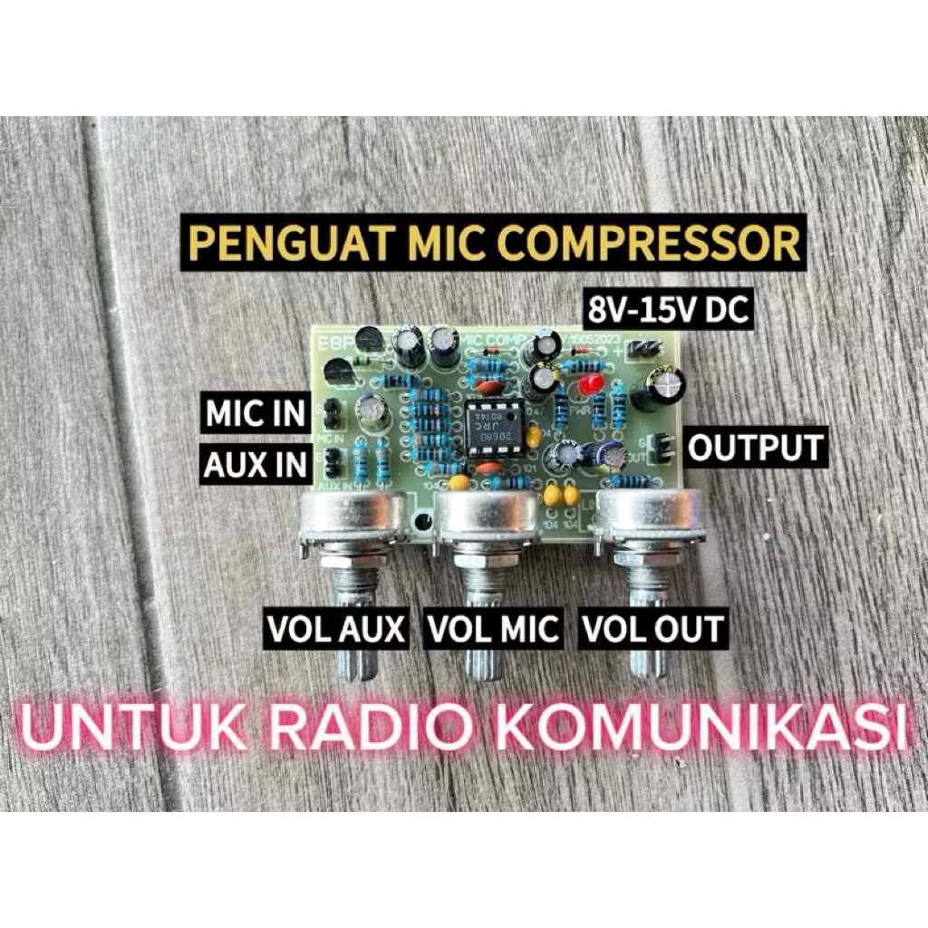 PENGUAT MIC COMPRESSOR MUSIK MIXER LIMITER