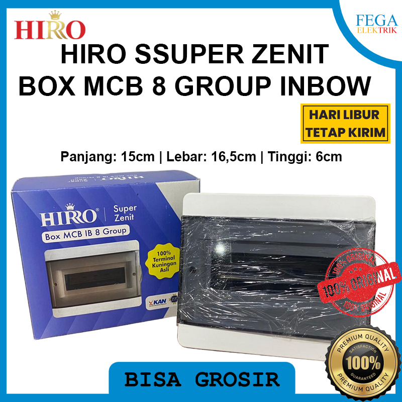 Hiro Super Zenit Box MCB 8 Group Inbow – Box Panel Listrik Tanam