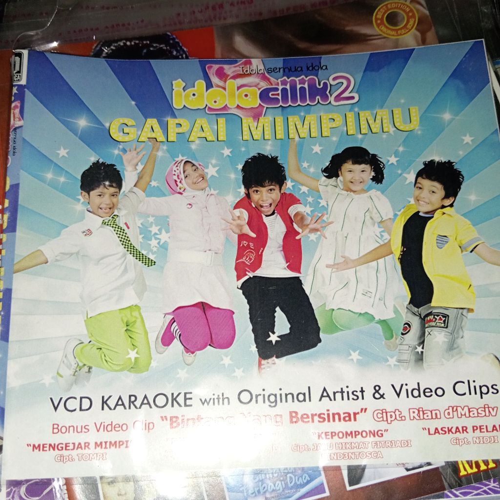 vcd karaoke idola cilik 2 - gapai mimpimu
