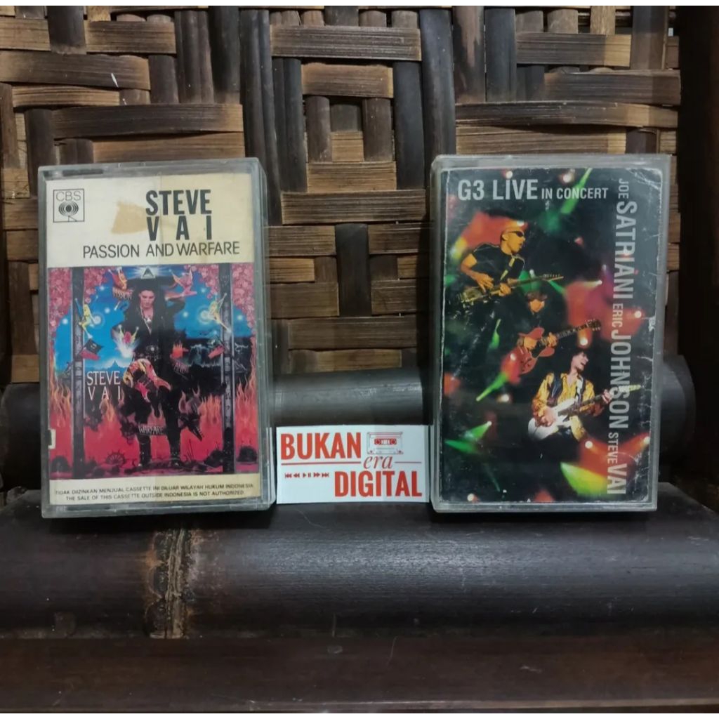 Kaset Steve Vai & G3 Live (Sepaket)