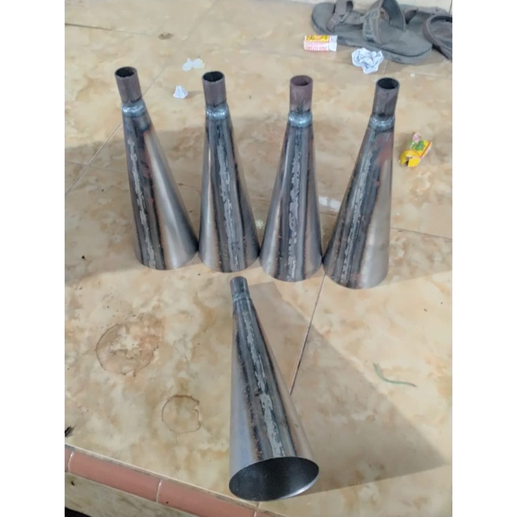 KERUCUT SARANGAN RX KING/CORONG KNALPOT BOBOK RX KING.CORONG KNALPOT BOBAN BOPAD ALTECH MOTORCYCLE R