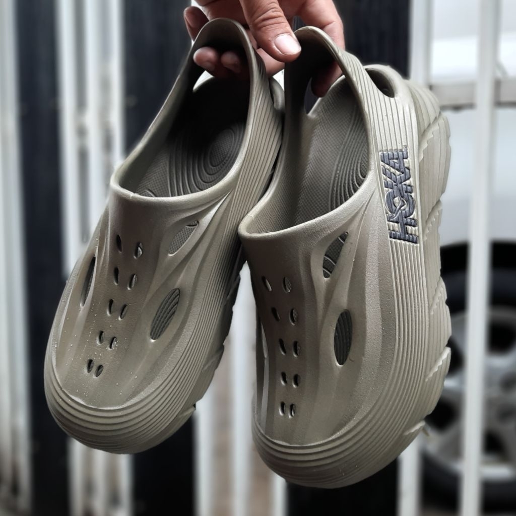 Sepatu sandal Gunung karet pria anti air Sendal Gunung gowes mtb anti air Sepatu karet slop pria