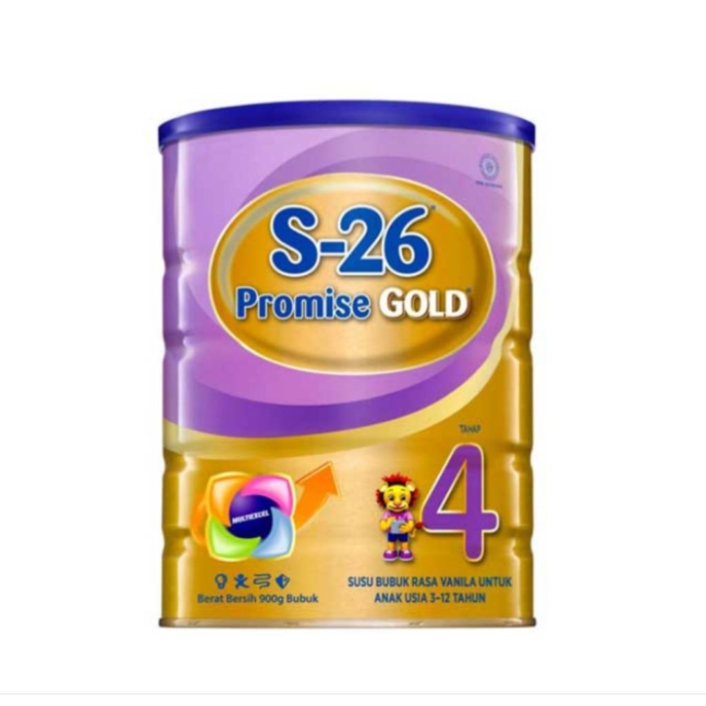 S-26 Promise Gold 4 Vanilla 3-7 Tahun 900 gr