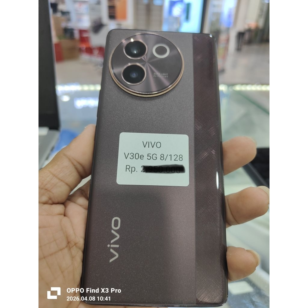 HP VIVO-V30e 5G 8/128gb second berkualitas baik