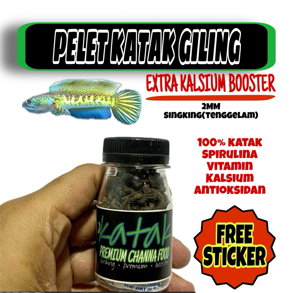 Pelet premium Katak Giling termurah 100% katak - katak giling - pelet katak - pelet jahat katak gili